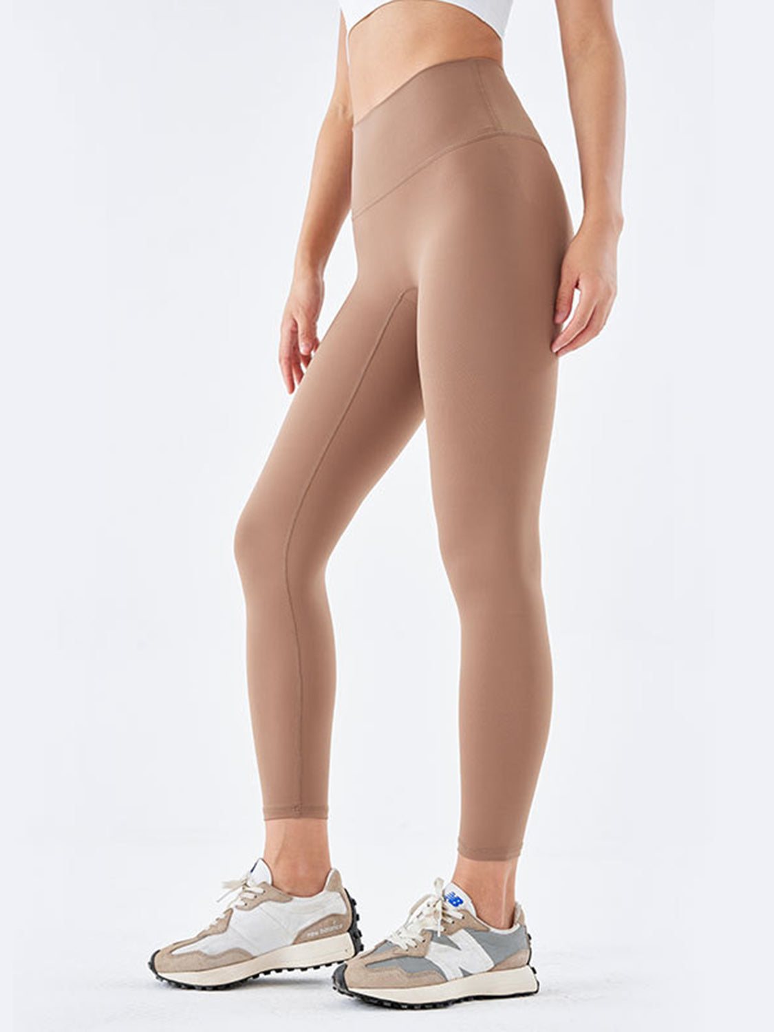 Sport-Leggings mit breitem Bund