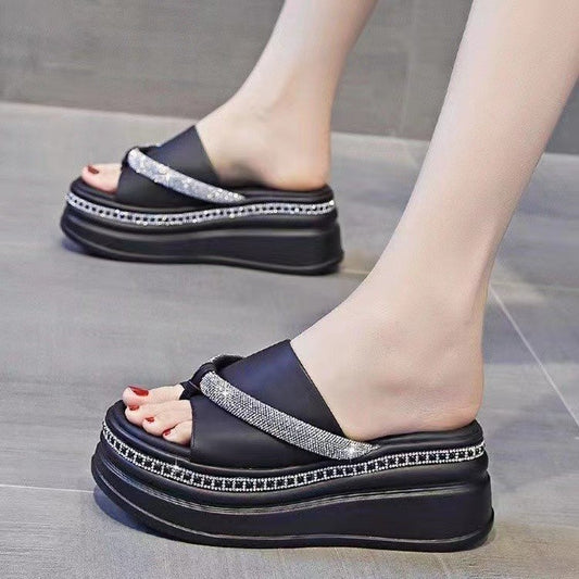 Stylish Height Increasing Summer Outdoor Wear Ladies' Sandals