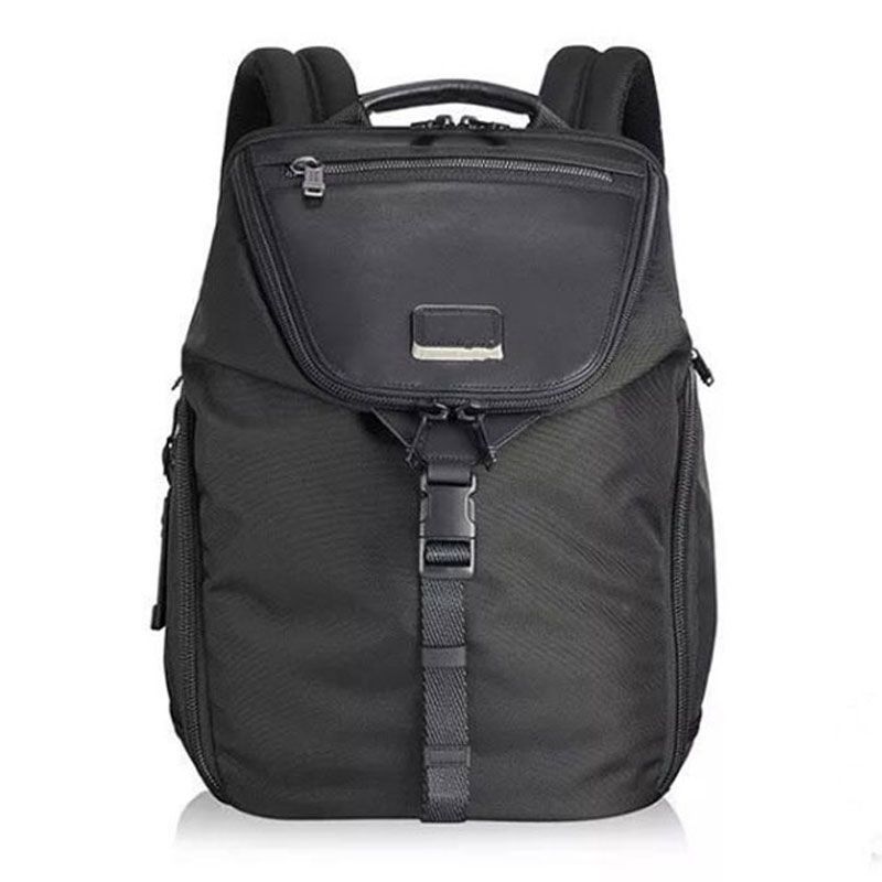 Fashionable Simple Nylon And Leather Backpack