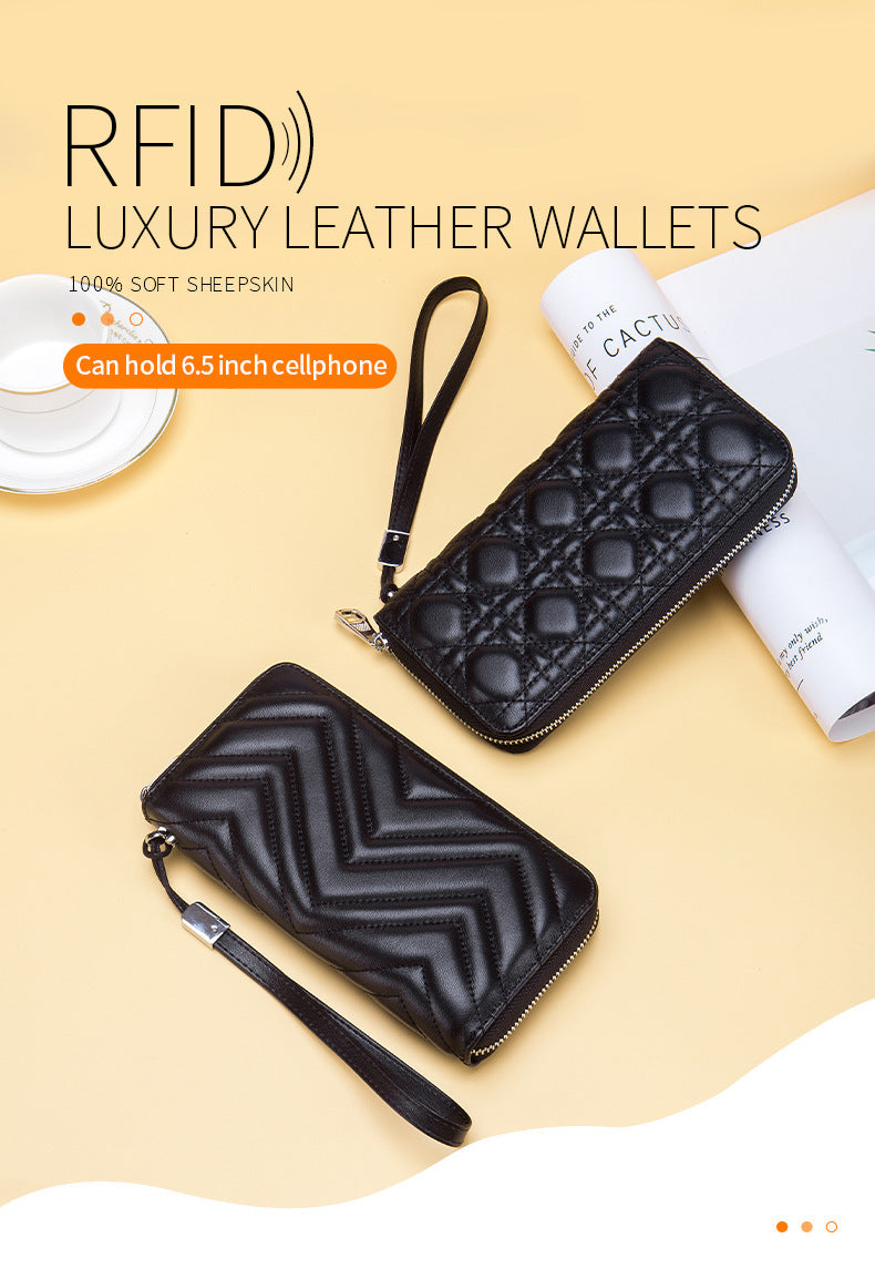 Women's Long Multifunctional Leather Large Capacity Wallet