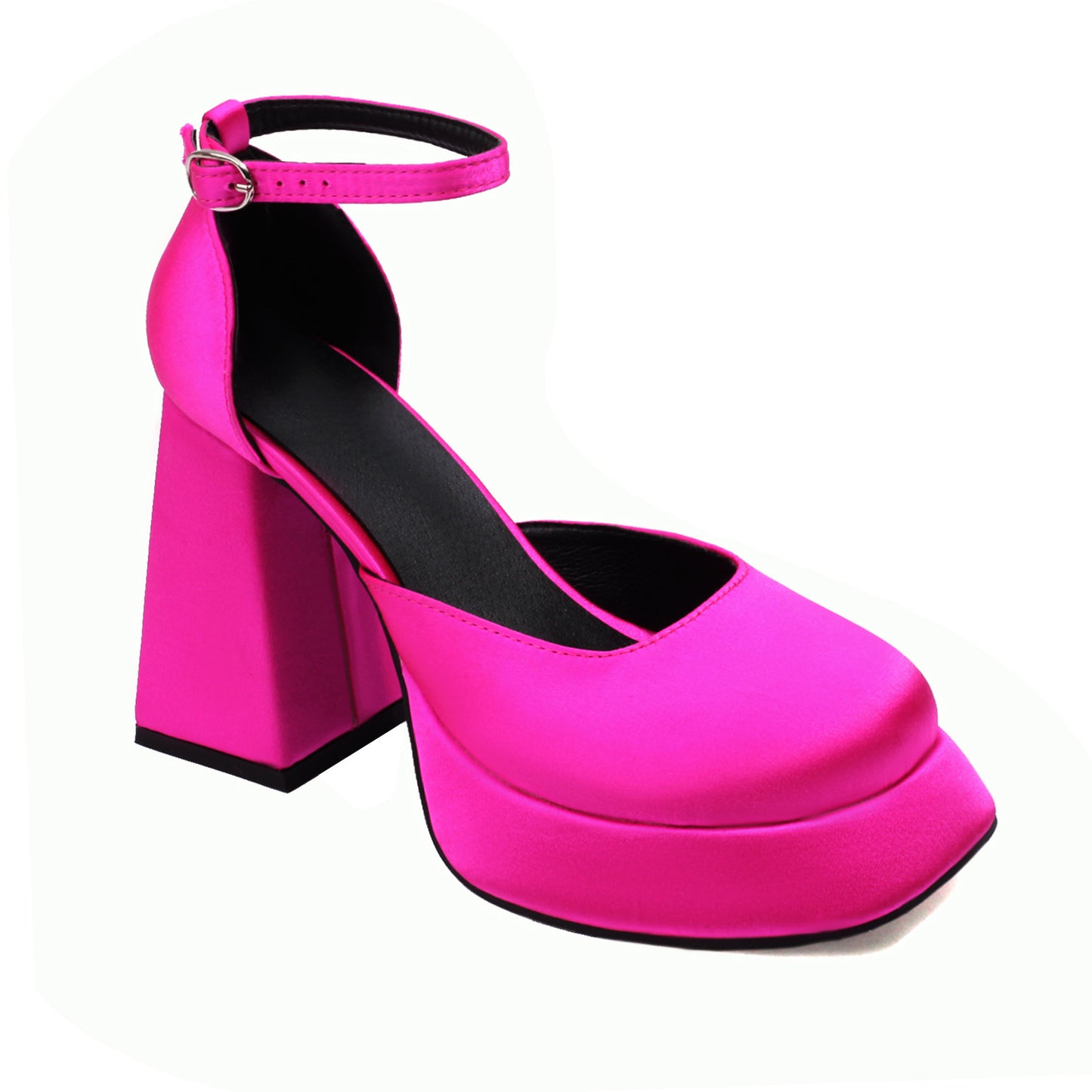 Women's Oversized High Heels With A Straight Line Sardine Strap