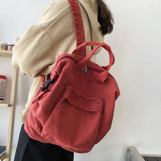 Sense Of Mori Lazy Wind Vielseitiger Canvas-Rucksack