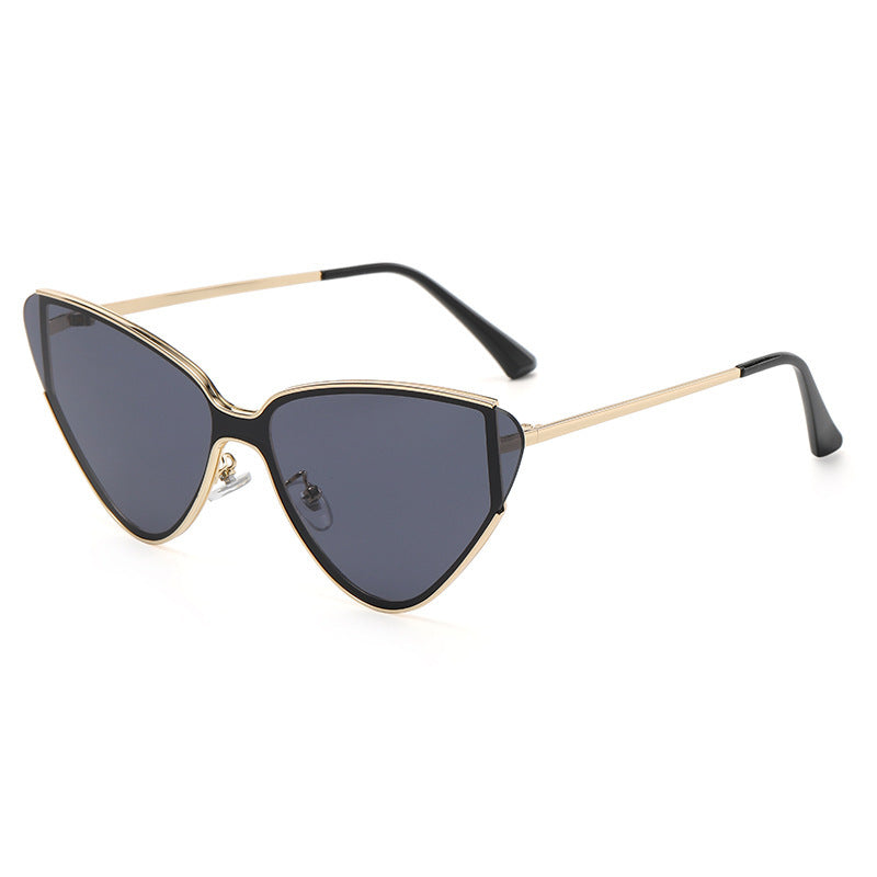 Katzenaugen-Retro-Sonnenbrille für Damen