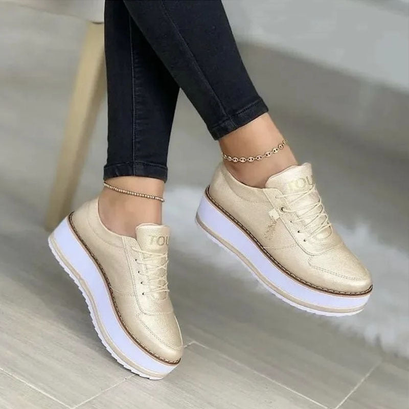 Women's Plus Size Summer Casual Round Toe Platform Shoes