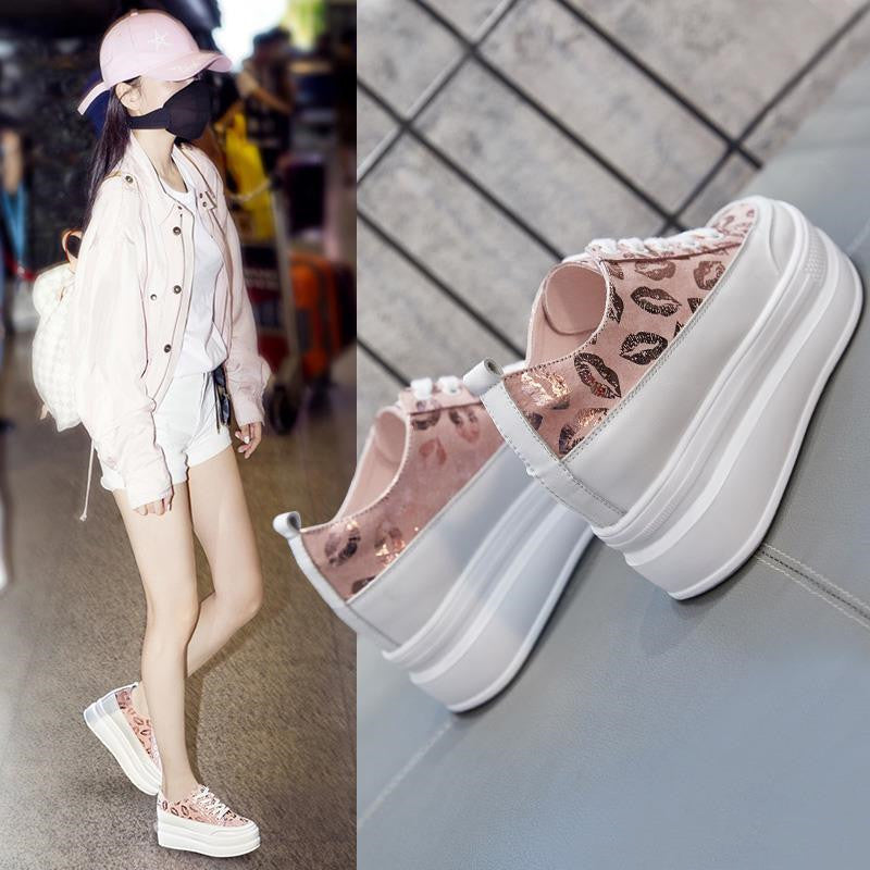 Women's Spring New Style Platform Shoes With Thick Soles