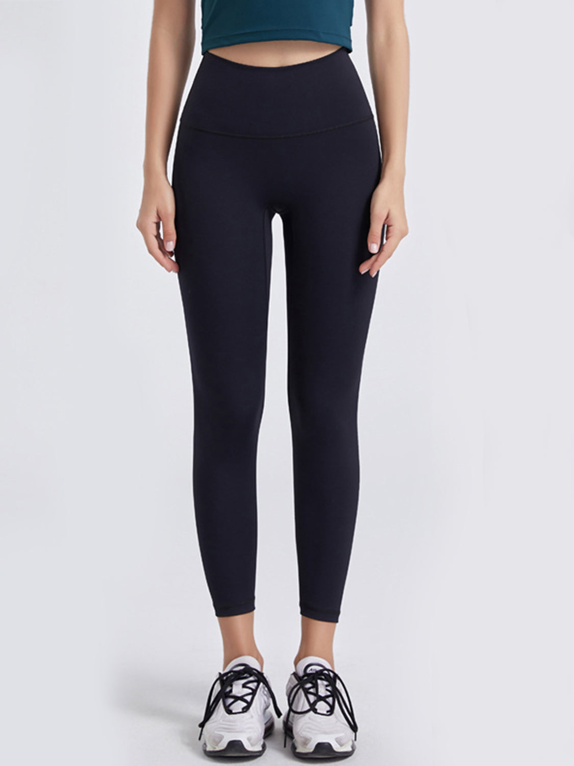 Sport-Leggings mit breitem Bund