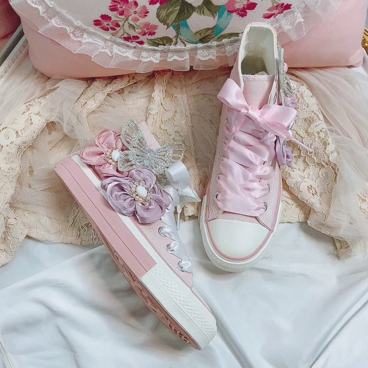 Zapatos de lona con cordones Fairy Dream Flower