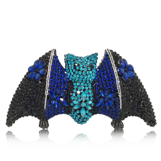 Dinner Bag Luxus Diamant Halloween Fledermaus Clutch