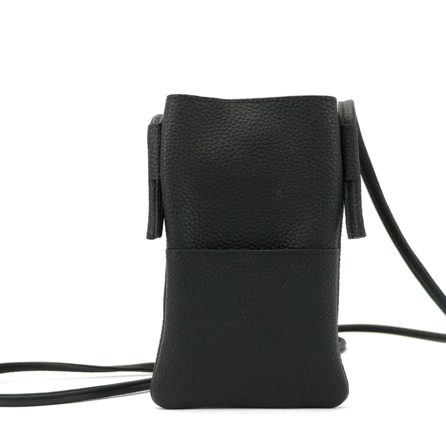 Women's Genuine Leather Lychee Pattern Mini Mobile Phone Bag