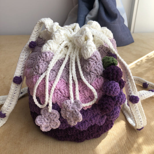 Stoffduft Handgestrickte Wolltasche