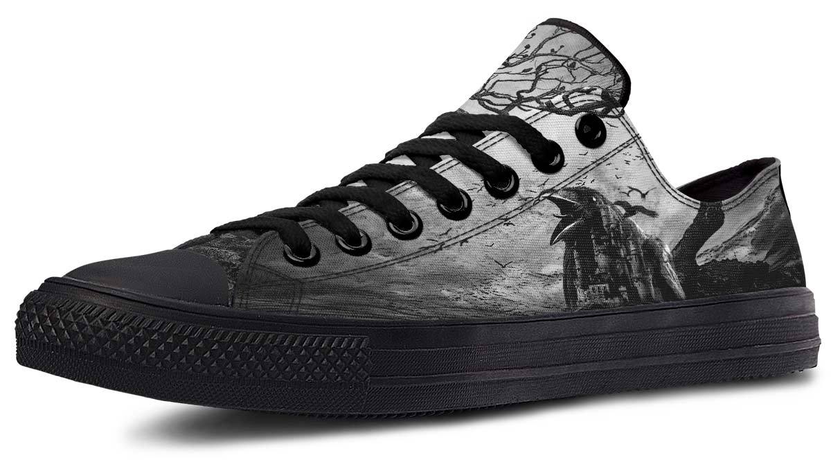 Modische Print Paar Low-Top Canvas Schuhe