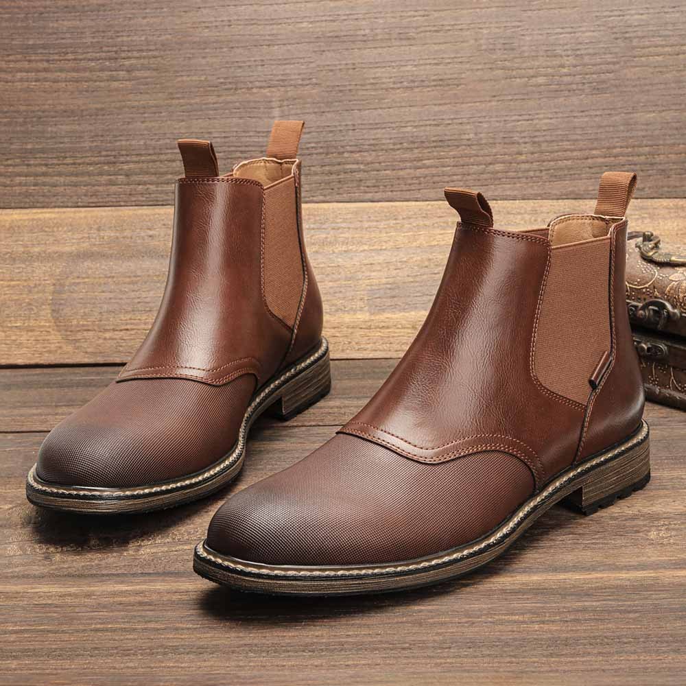 Neue trendige Workwear-Kurzstiefel für Herren