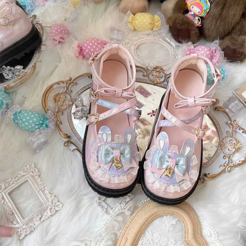 Zapatos de moda para damas de Lolita, de talla grande y dulces