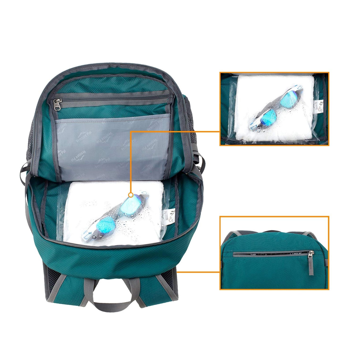 Leichter, faltbarer Rucksack für Outdoor-Camping