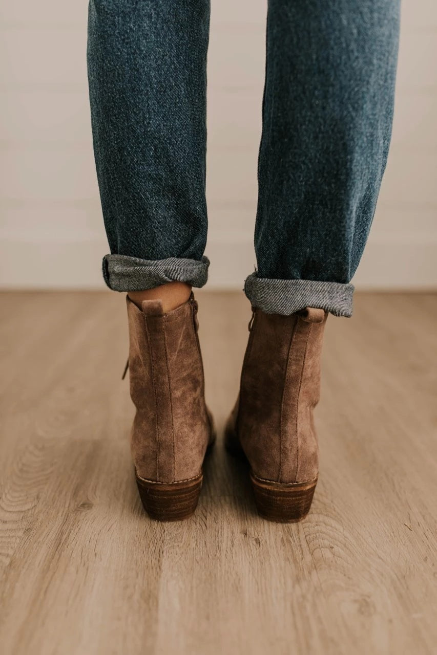 Herbst und Winter Freizeit Niedrigen Quadratischen Absatz Weibliche Stiefel