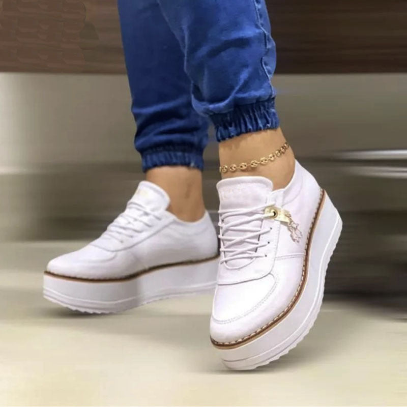 Women's Plus Size Summer Casual Round Toe Platform Shoes