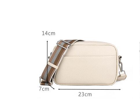 Ladies Trend Solid Color PU Crossbody Shoulder Bag