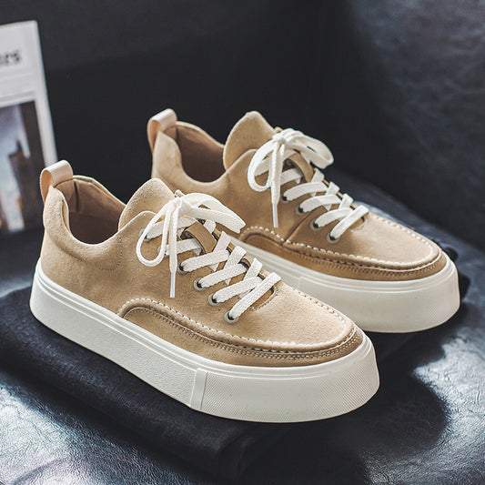 Low-Top-Sneakers mit einfacher Plateausohle, passend zu allen Freizeitschuhen