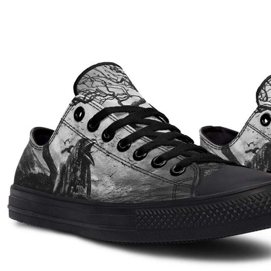 Modische Print Paar Low-Top Canvas Schuhe