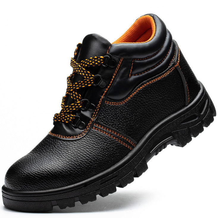 Steel Toe Anti-smashing Anti-piercing Light And Comfortable Construction Shoes