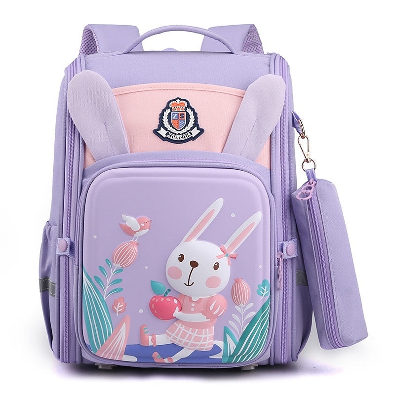 Leichter Kinderrucksack mit 3D-Cartoon-Aufdruck