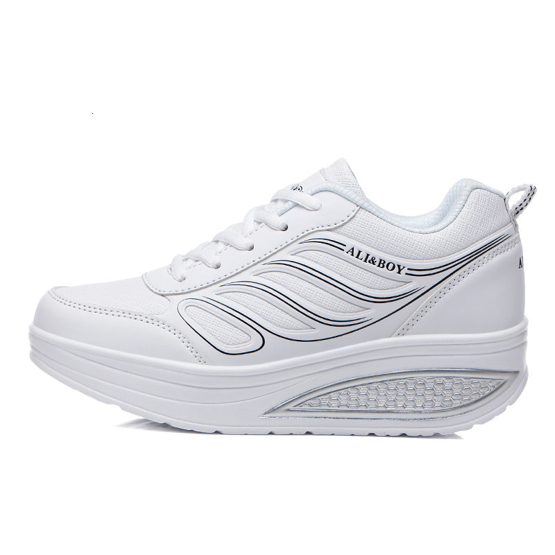 Women's Sports Air Cushion Platform Running Shoes