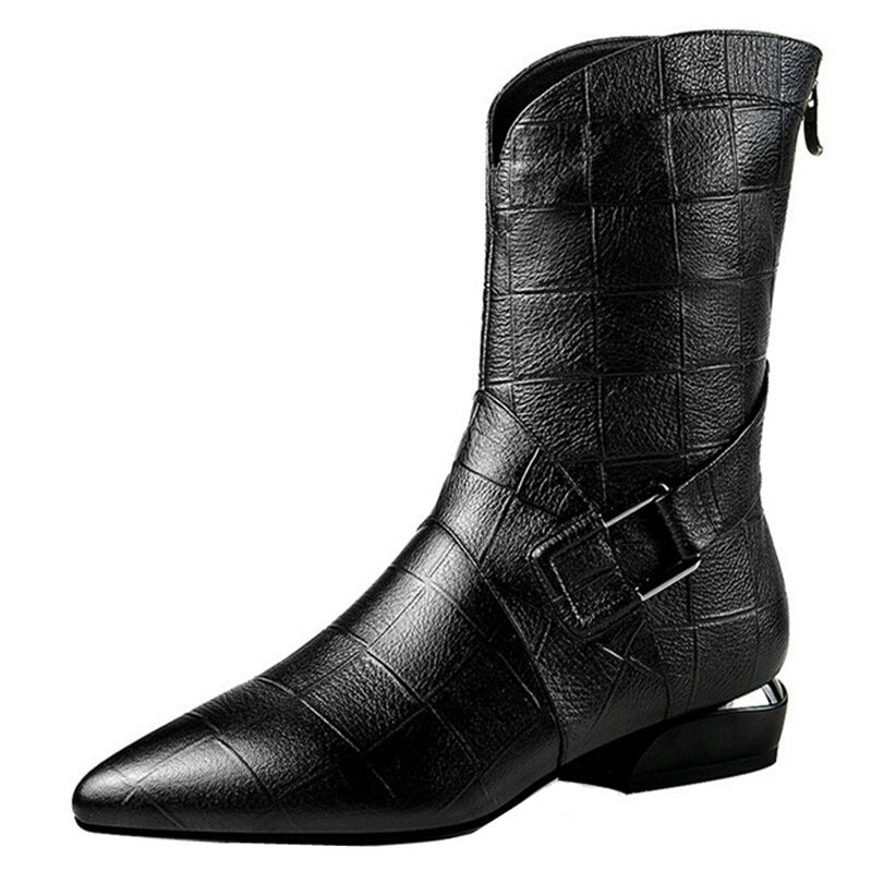 Damen Stiefel Winter Damen Flache Schuhe Übergröße