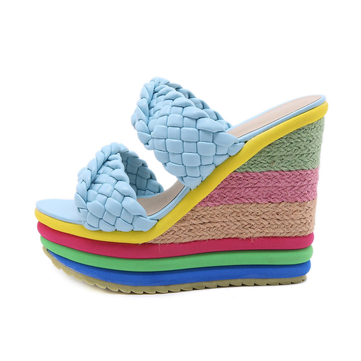 Women's Wedge Rainbow Sandals