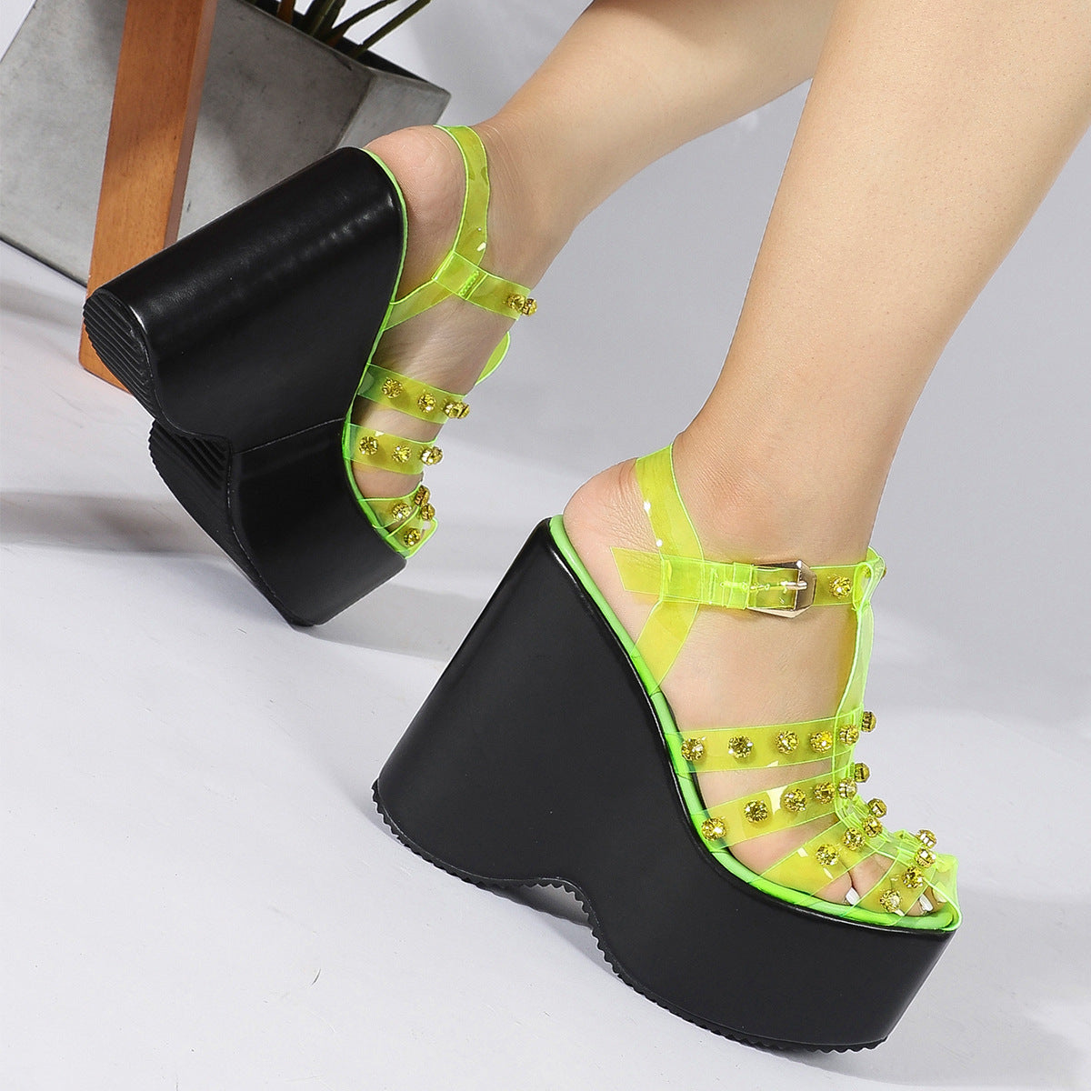 Summer New European And American Fashion High-heeled Women