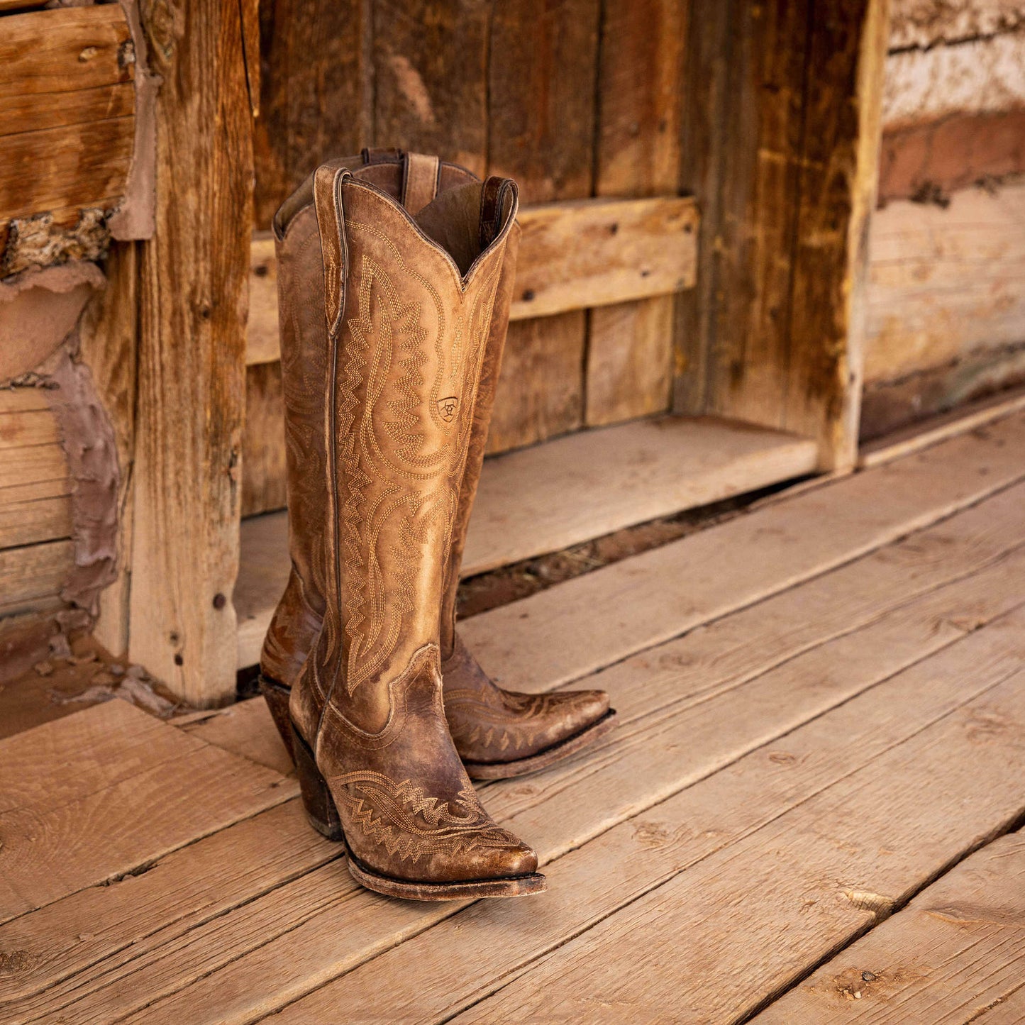 Women's Pointed Toe Chunky Heel High-top Plus Size Western Style Cowboy Boot