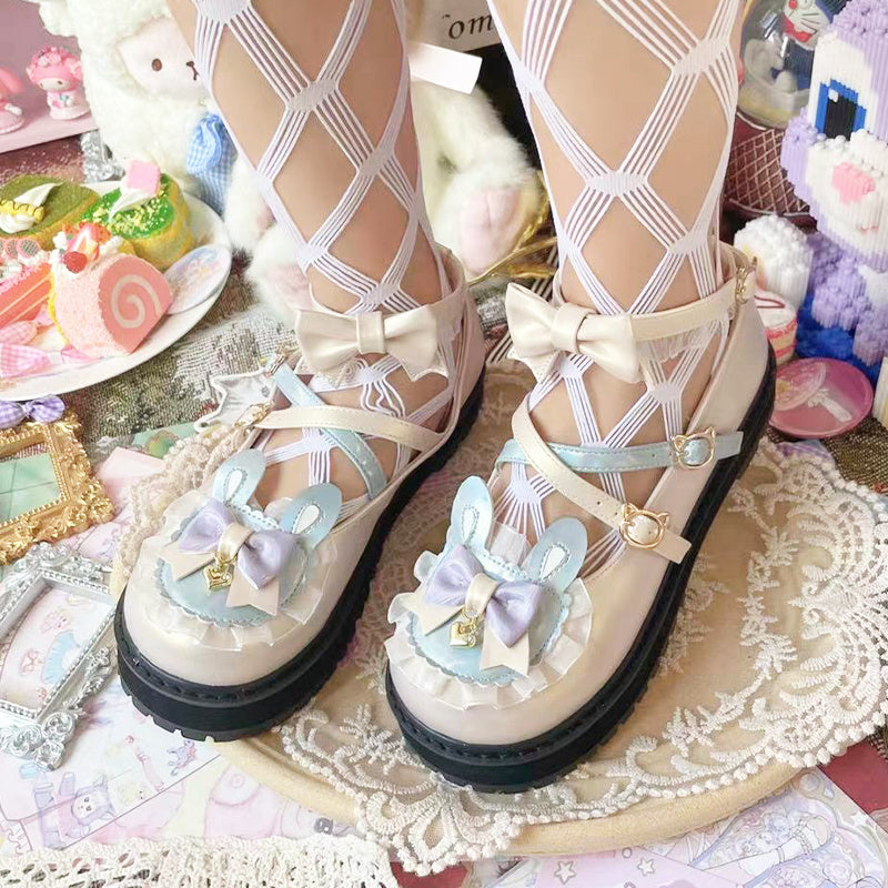 Zapatos de moda para damas de Lolita, de talla grande y dulces