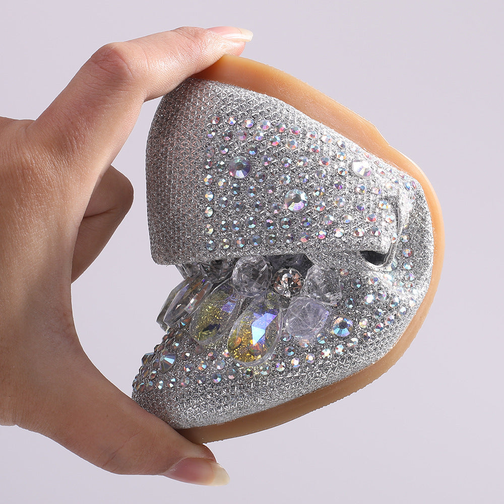 Nuevos zapatos de princesa con diamantes de imitación para niñas