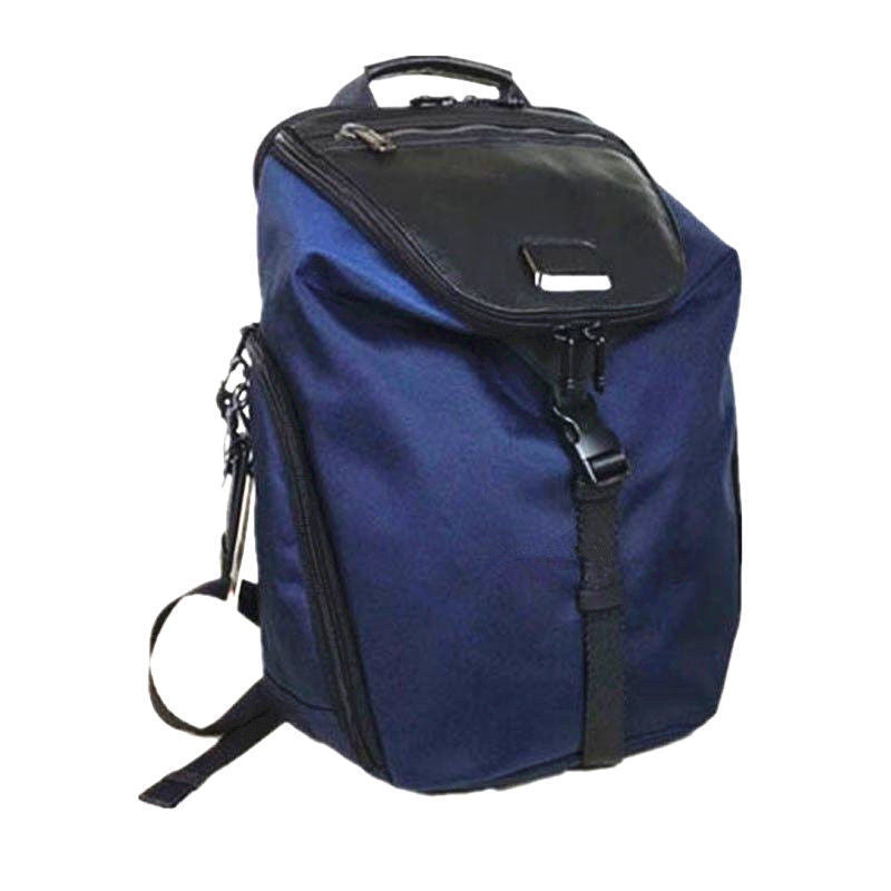 Fashionable Simple Nylon And Leather Backpack