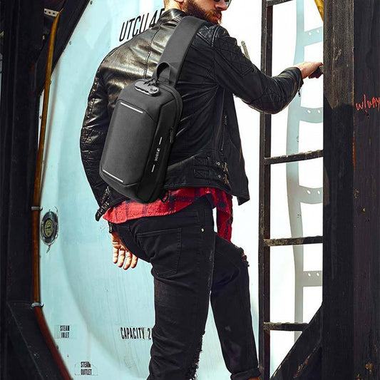 Men's Fashion Casual Multifunctional Waterproof Anti-theft Shoulder Bag