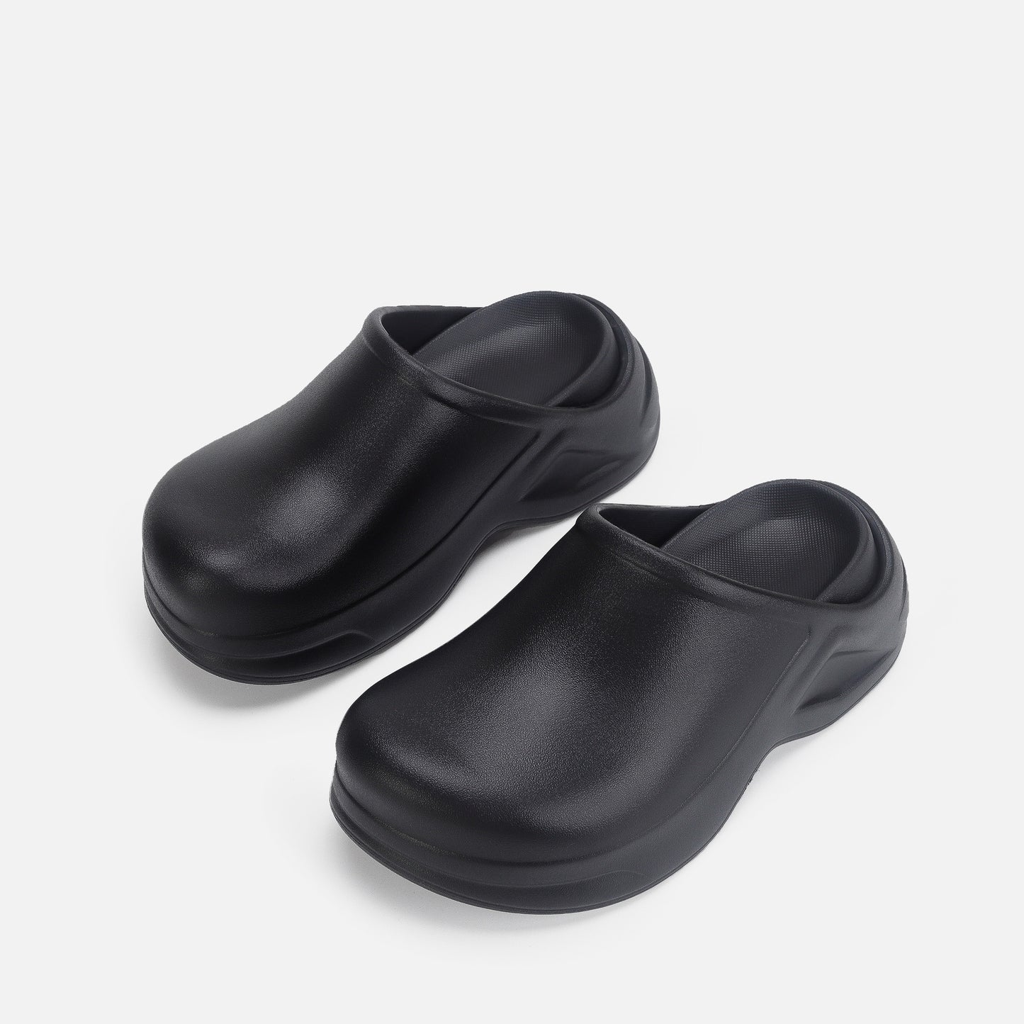 EVA Closed-toe Slippers Hole Shoes Platform