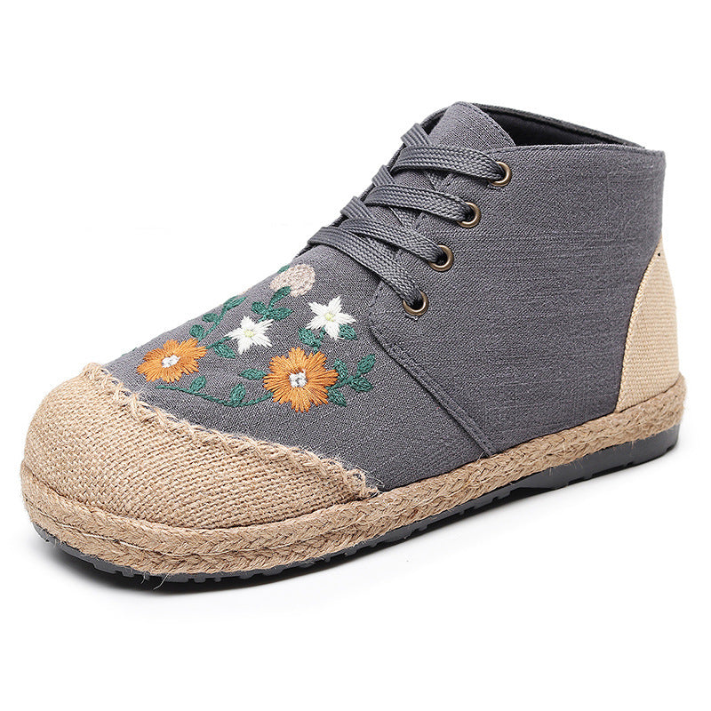 New Ethnic Style Embroidered Flower Daisy Women's Shoes