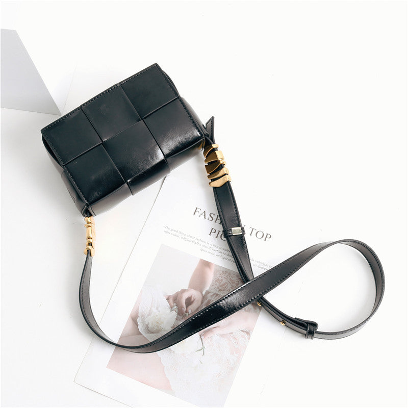 Vielseitige geflochtene Crossbody-Schultertaschen für Damen