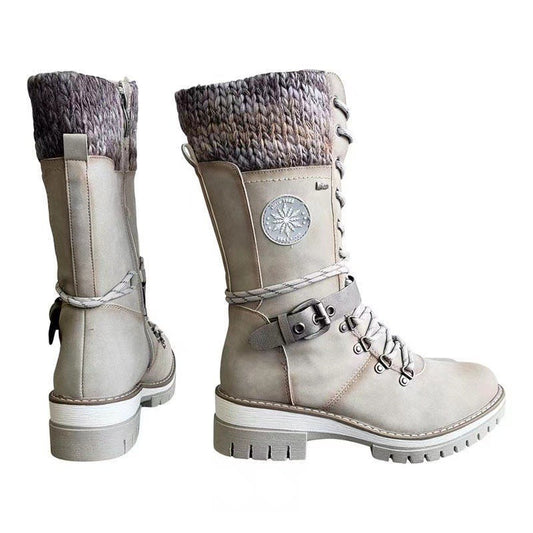 Herbst und Winter neue Damen Reitstiefel europäischen und amerikanischen Schneestiefel