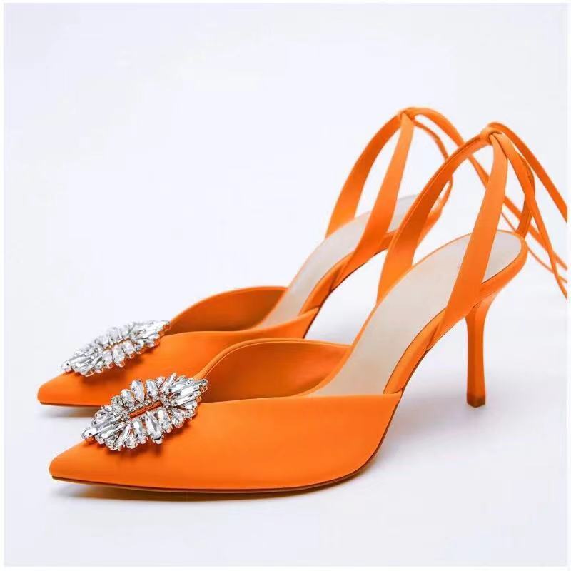 Thin High-heeled Women's New Shallow Stiletto Strap Roman Sandals