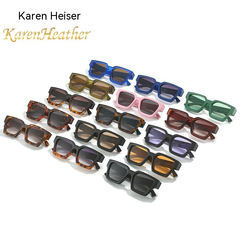 Klassische neue quadratische Retro-Sonnenbrille