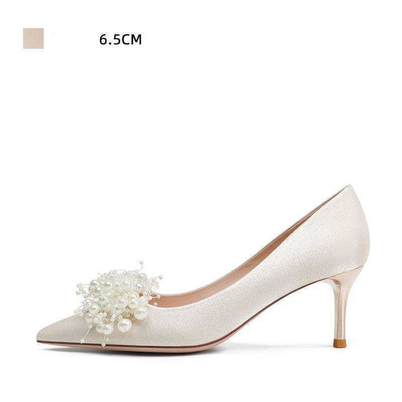 Nische Französisch Hochzeit Sommer Damenschuhe