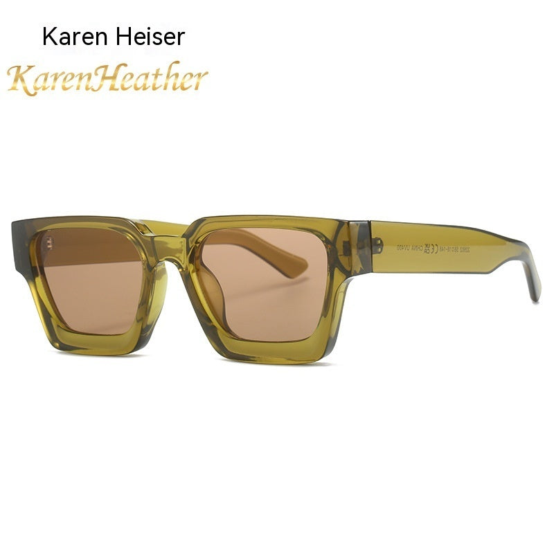 Klassische neue quadratische Retro-Sonnenbrille