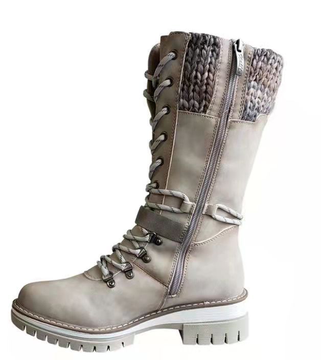 Herbst und Winter neue Damen Reitstiefel europäischen und amerikanischen Schneestiefel