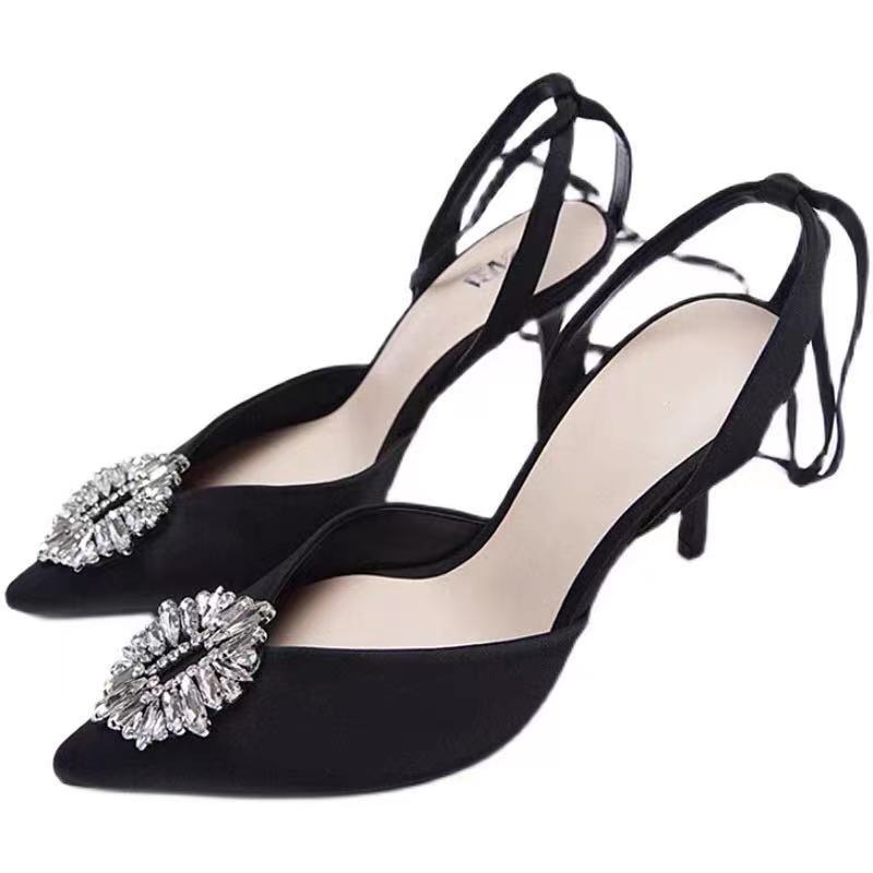 Thin High-heeled Women's New Shallow Stiletto Strap Roman Sandals