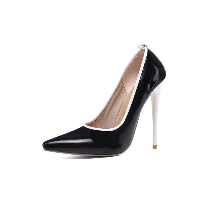 Women's Shoes Foreign Trade Large Matching Pointed Toe Stiletto